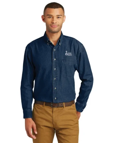 Port & Co™ Long Sleeve Value Denim Shirt